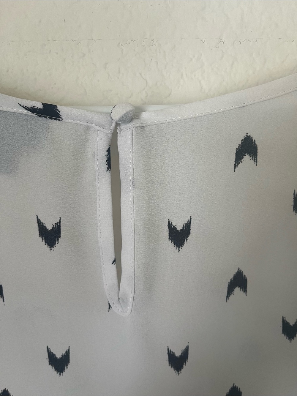 torrid White Blouse with Black Heart Print - Picture 8 of 8